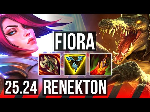 FIORA vs RENEKTON (TOP) | KR Grandmaster | 25.24