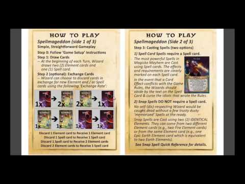 Learn to Play Magicka Mayhem Card Game: Tutorial Video #7 - Simple, Straightforward Rules
