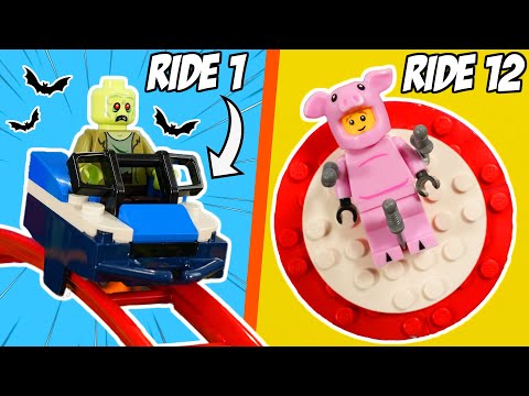 I Built a LEGO HALLOWEEN Theme Park...