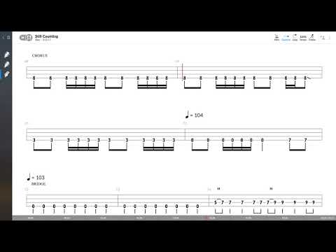 Volbeat - Still Counting (BASS TAB PLAY ALONG)