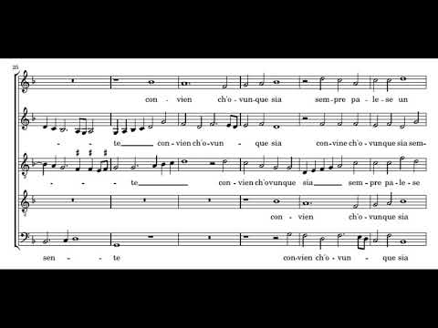 Cipriano de Rore: Convien ch'ovunque sia - La Compagnia del Madrigale