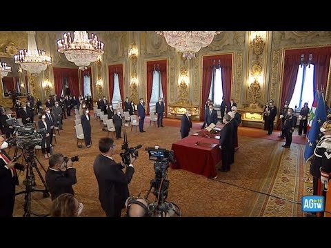 Governo Draghi, il giuramento di tutti i ministri