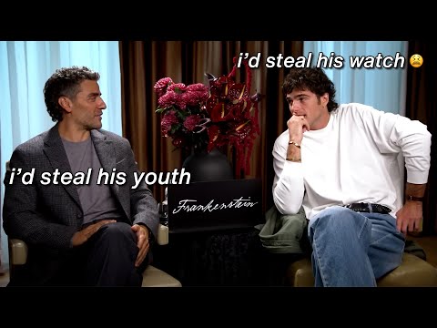 Jacob Elordi and Oscar Isaac being a chaotic duo for 5 minutes