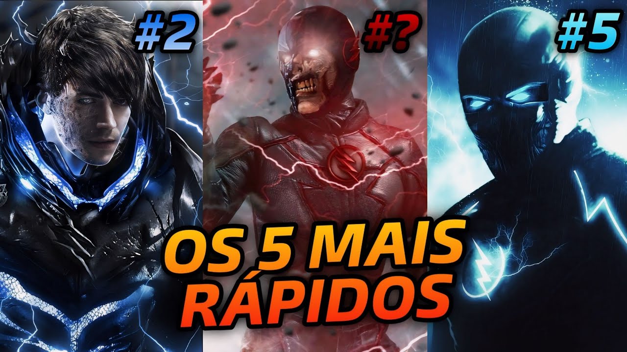 OS 5 VILÕES DO MAIS LENTO AO MAIS RÁPIDO!