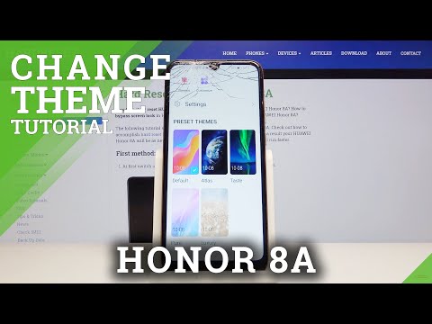 How to Change Device Theme in HONOR 8A – Set Up Device Theme