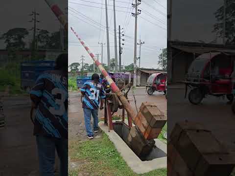 Heavy Traffic on rail crossing gate. #rail #shorts