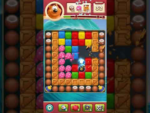 Toon blast 2943 crown 3 stars