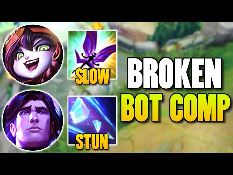WE DISCOVERED AN ABSURDLY BROKEN BOT COMP (DOUBLE SUPPORTS) - League of Legends