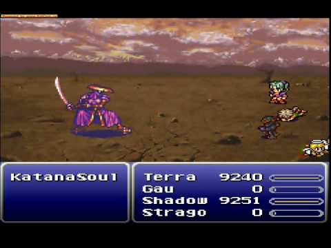 Final Fantasy 3 / 6 Hardtype Hack KatanaSoul Battle