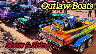 Outlaw Nationals Ultimate Boat Show & Shine! Hot Boats, Race Boats, Jet Boats, V-Drives in Parker AZ