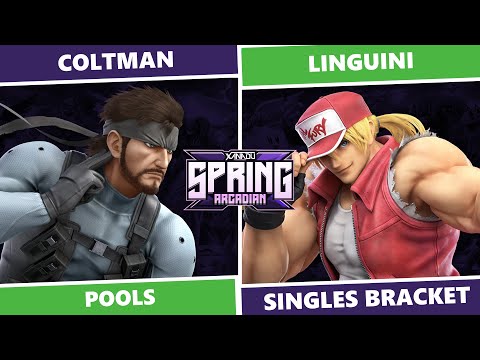 MDVA Spring Arcadian 2024: Pools - Coltman (Snake) vs Linguini (Terry) SSBU Singles