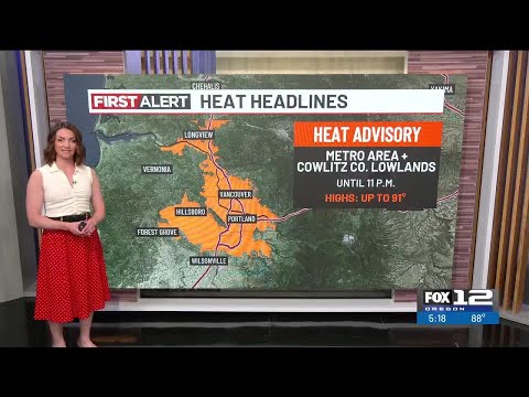 Weather Map Oregon