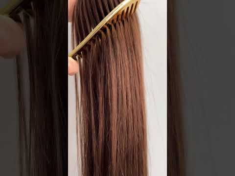 Накладний хвіст з натурального волосся, 50 см, 100г, темно-коричневий (№02) video