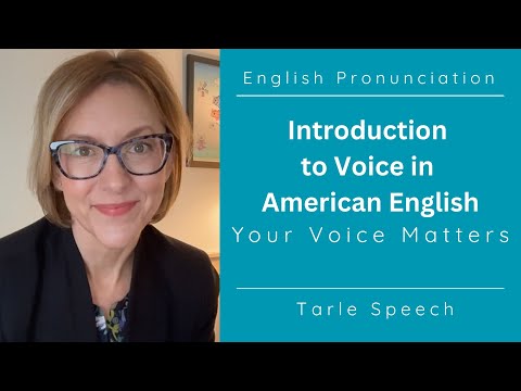 Voice Training for Clearer Speech: Introduction to the Tarle Speech Voice Series