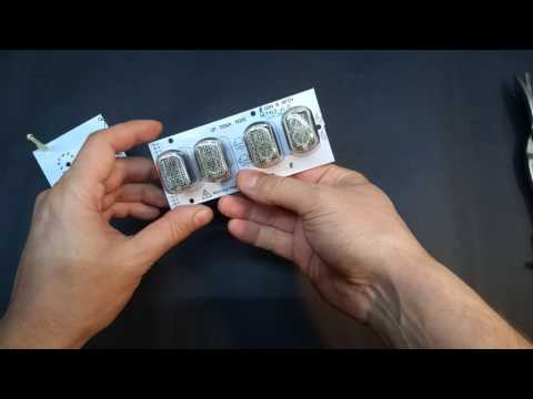 Cutting the Nixie Clock board, get 4 Nixie Tubes tube from 6 tubes GRA & AFCH