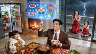 Reencarnado en pobreza, él&hija hacen fiesta en villa lujosa,¡viendo a esposa traidora suplicar!