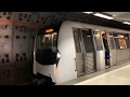 4K Bucharest Metro BOMBARDIER Trains At Dristor 1 M1 M3 And Republica M1 Stations