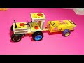 How To Make MATCHBOX Tractor With Trolley DC Motor Tractor Diy