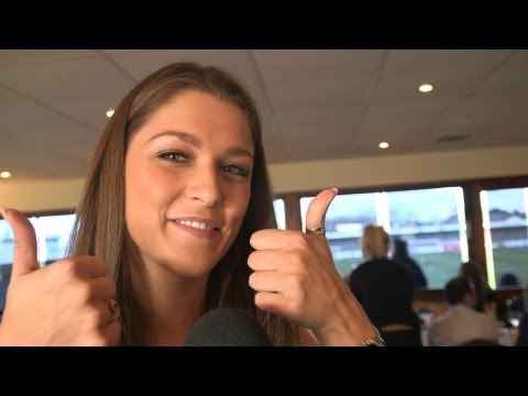 Interview with Miss England, Charlotte Holmes at Torquay United