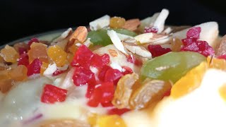 vanilla flavoured fruit custard recipe #shorts #youtube #desert #custard #fruit #tasty #recipe