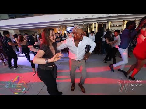Yoandy Villaurrutia & Milena & Liubomita - Salsa social dancing | 4th World Stars Salsa Festival