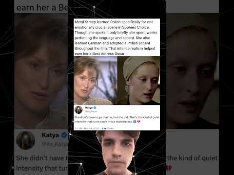 Meryl Streep learned Polish specifically for one emotionally crucial scene in Sophie’s Choice