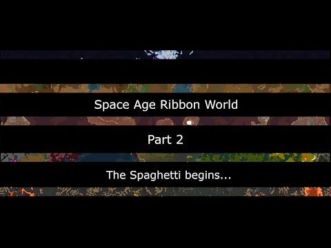 Space Age Ribbon World: the Spaghetti begins...