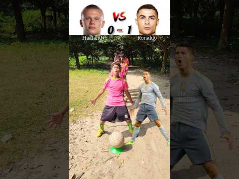 Ronaldo vs Haaland fans 🤔 #shorts #football #fans #youtube #video #viral #ronaldo #haaland #trending