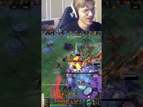 TOPSON GOT DOMINATED BY EARTHSHAKER ECHO SLAM IN DOTA 2  #dota2 #gamer #gaming #outplay #twitch