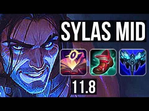 SYLAS vs TALON (MID) | 16/1/10, Legendary, 68% winrate | EUW Grandmaster | v11.8