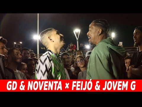 (A NOVA PUNCHLINE 🔥🔥) Gd & Noventa X Feijó & Jovem G - BATALHA DO ATLÂNTICA - 1ª FASE