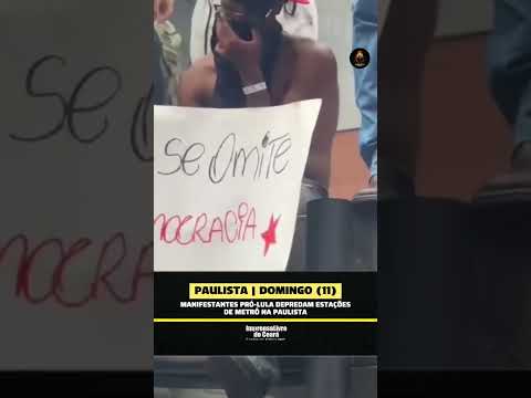 Manifestantes pró-Lula depredam estação na Paulista