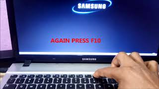HOW TO BOOT SAMSUNG LAPTOP FROM USB PEN DRIVE