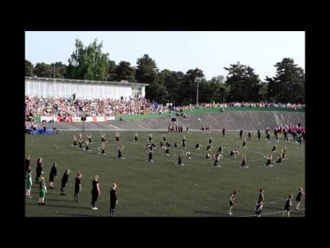 VK Jaanika ja SK Trefoil "Kosmosejaam" - Tallinna XV Võimlemispidu 01.06.2013
