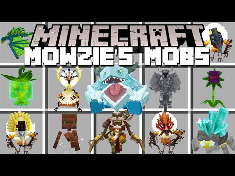Minecraft MOWZIE'S MOBS / CUSTOM BOSSES MOD! (Minecraft Mods)