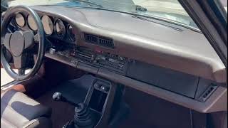 1981 Porsche 911 SC Interior