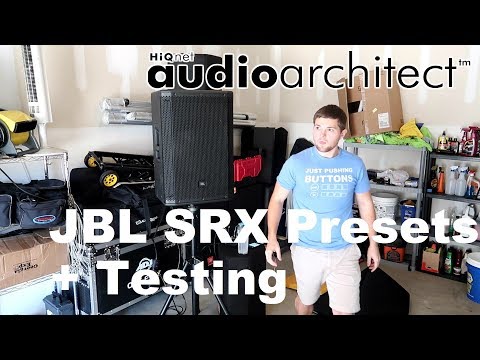 Creating JBL SRX 815p Presets using AudioArchitect | Tuning DSP | Audio Test | HiQnet