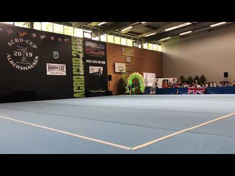 Acro Cup Albershausen Sportakrobatik Carlotta Hansen / Nikoletta Grimekis