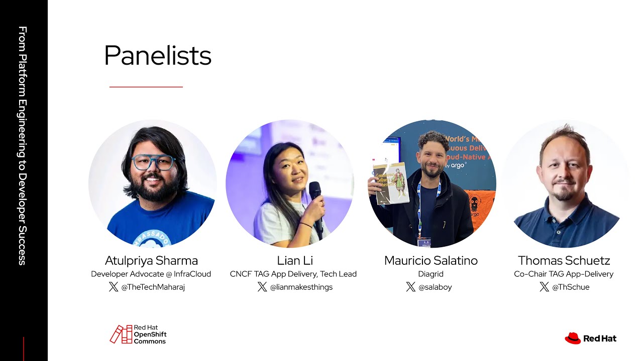 OpenShift Commons KubeCon EU Paris Panel: From Platform Engineering to Developer Success