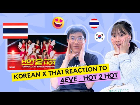 KOREAN x THAI REACTION TO T-POP 4EVE - HOT 2 HOT IN THE USA 🇹🇭LEARN KOREAN LANGUAGE WITH CHERRY