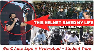 Actor #saidurghatej Inaugurates Fast & Curious || The GenZ Auto Expo 2025