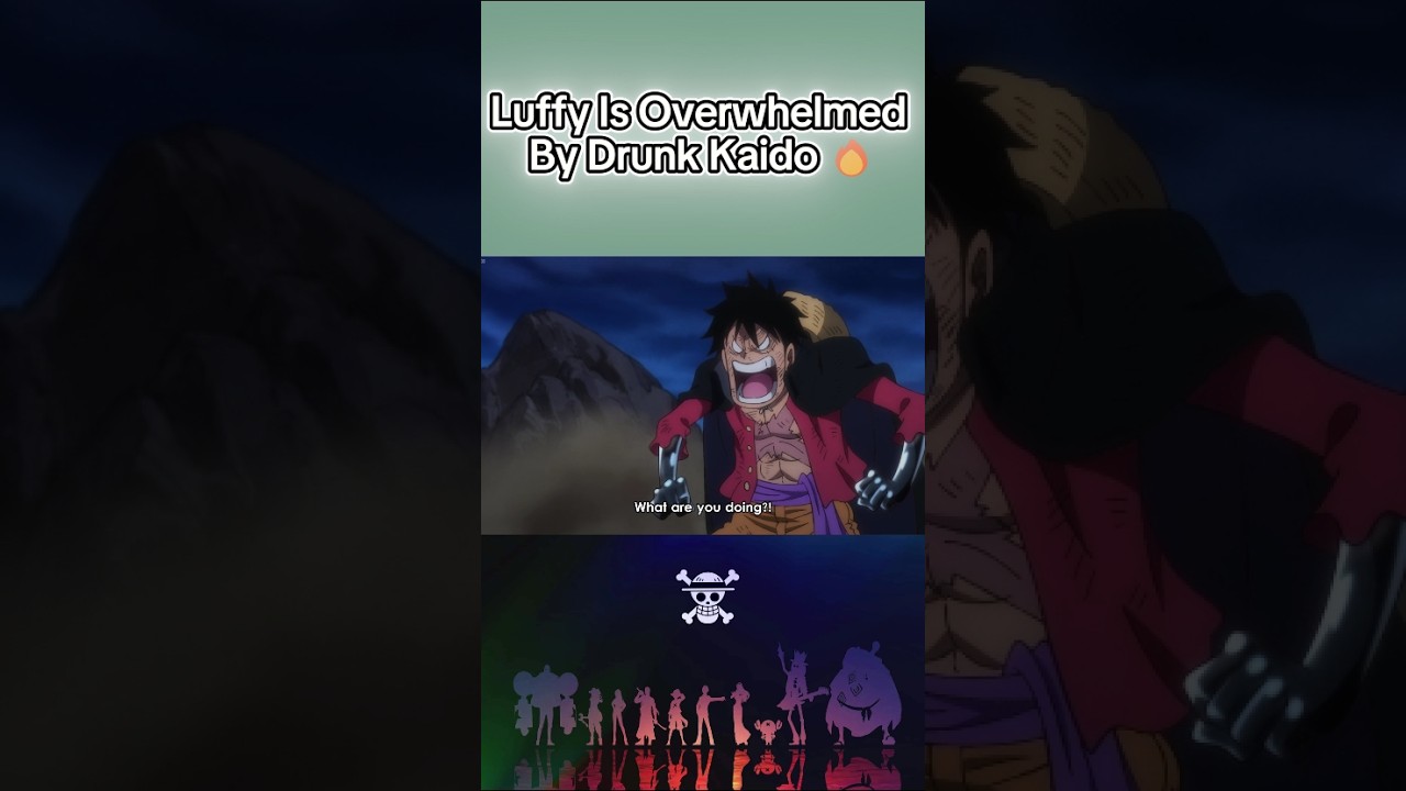 Luffy vs Kaido #anime #animeshorts #onepiece