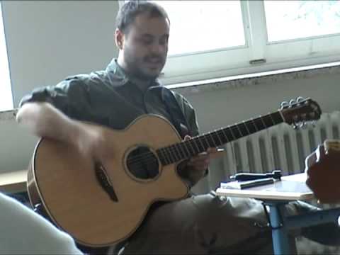 Andy Mckee explains his guitar system