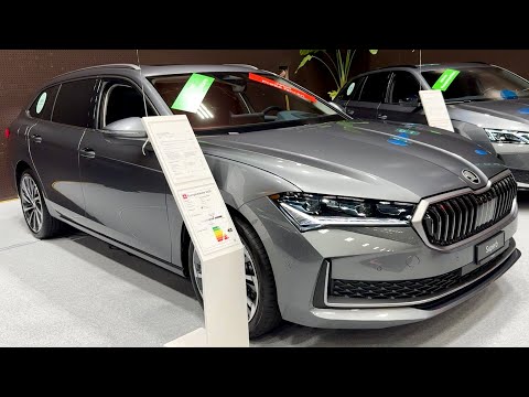 SKODA SUPERB Combi L&K - high-tech LUXURY estate model (visual review & PRACTICALITY)
