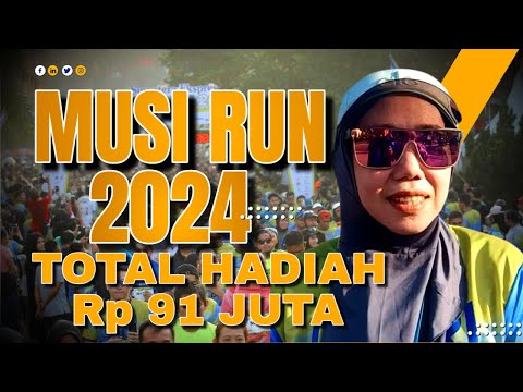1.800 Peserta Meriahkan Musi Run 2024