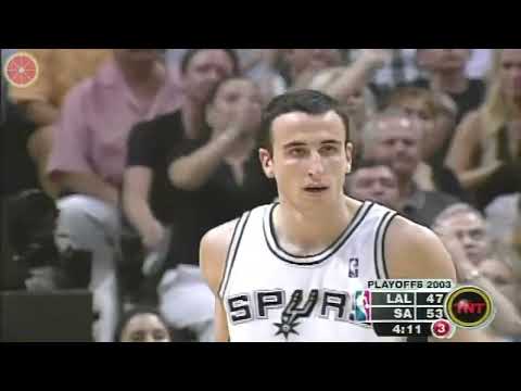 Kobe Bryant37pts！NBA Playoffs WCF 2003.5.5  Los Angeles Lakers at San Antonio Spurs G1 FHD！