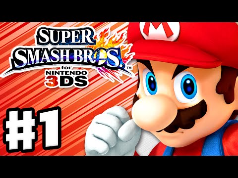Super Smash Bros. 3DS - Gameplay Walkthrough Part 1 - Mario! (Nintendo 3DS Gameplay)