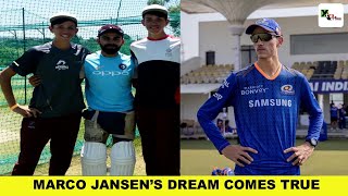 Meet Marco Jansen: The young kid who beat Virat Kohli in India nets, is now a Mumbai Indian| IPL2021