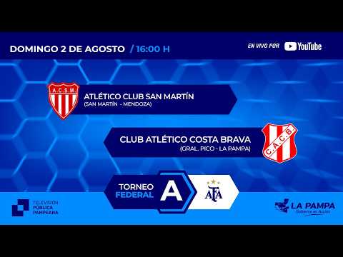 ⚽️FUTBOL FEDERAL A -  San Martín vs Costa Brava