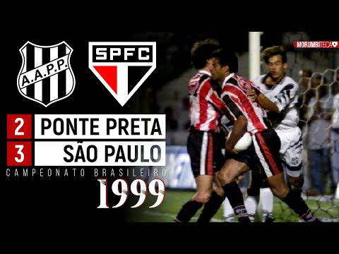 Ponte Preta 2x3 São Paulo - 1999 - RAÍ, EDMÍLSON E A VIRADA HISTÓRICA EM CAMPINAS, COM UM A MENOS!👊🏼